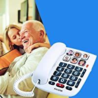 Los mejores  - Alcatel Max 10 - Teléfono con cable para personas mayores- blanco